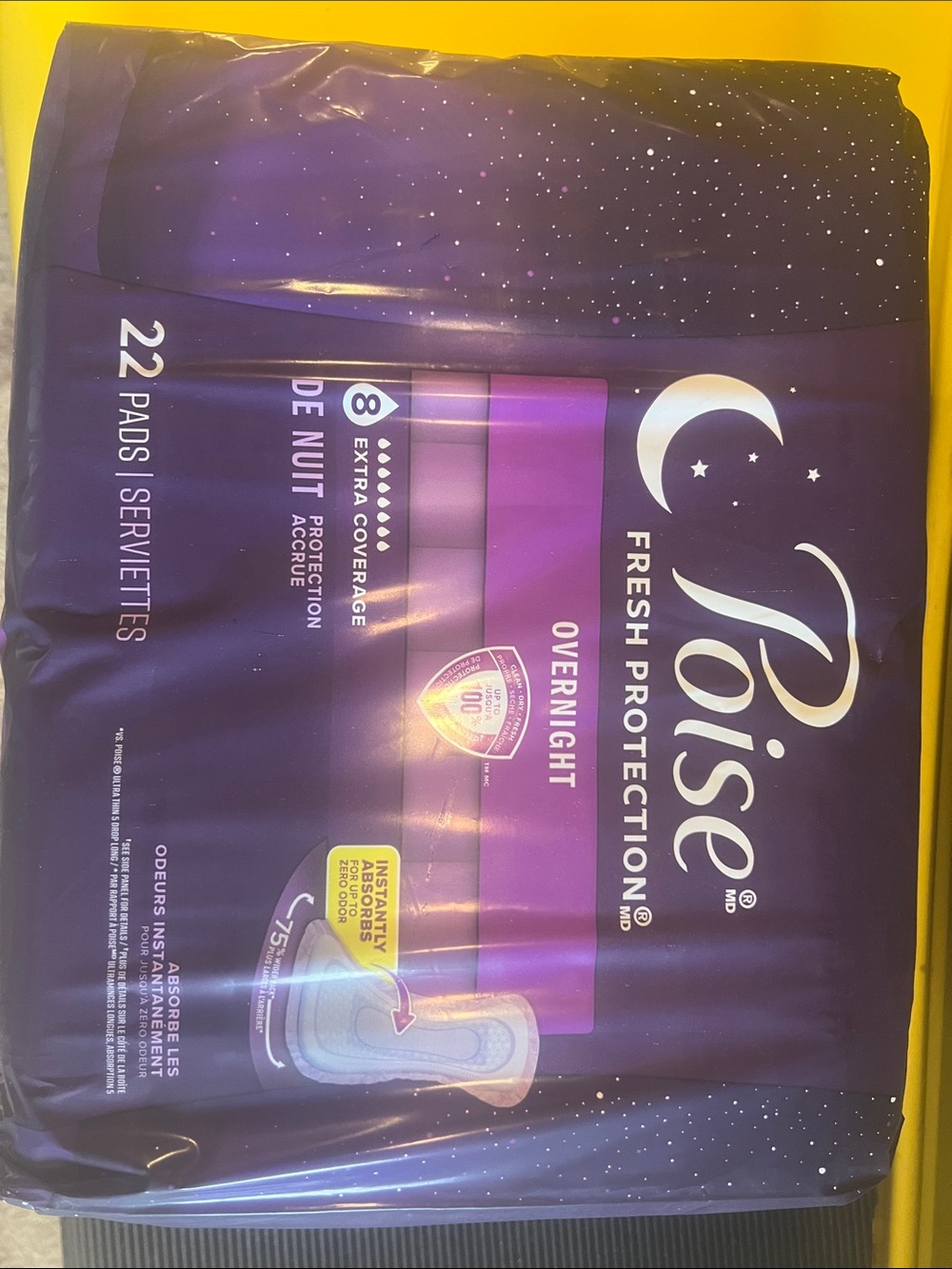Overnight Pads - Purple - Fresh Protection